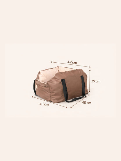 Sac de transport Cocon Ayos pour chien avec dimensions 47 x 40 x 29 cm, sac de voyage confortable et sécurisé.